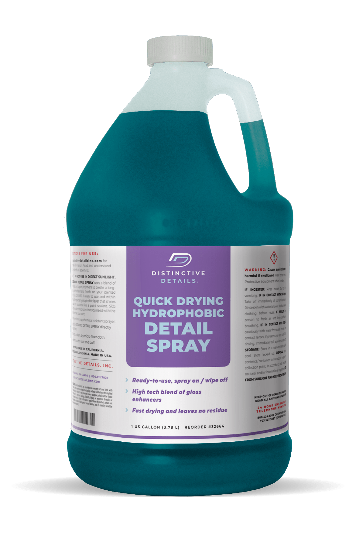 QDH Quick Drying Hydrophobic Detail Spray - Distinctive Details