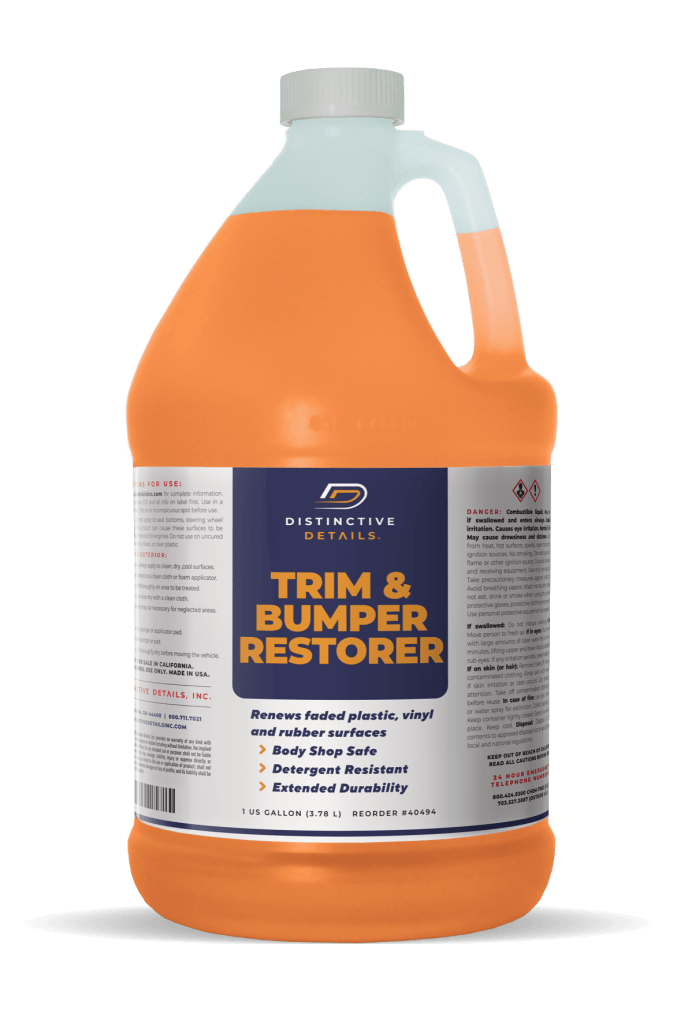 Trim & Bumper Restorer Distinctive Details
