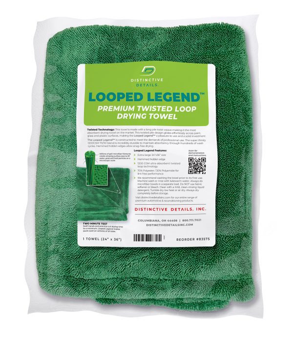 24" inch x 36" inch Looped Legend™ Premium Twisted Loop Drying Towel - Image 2
