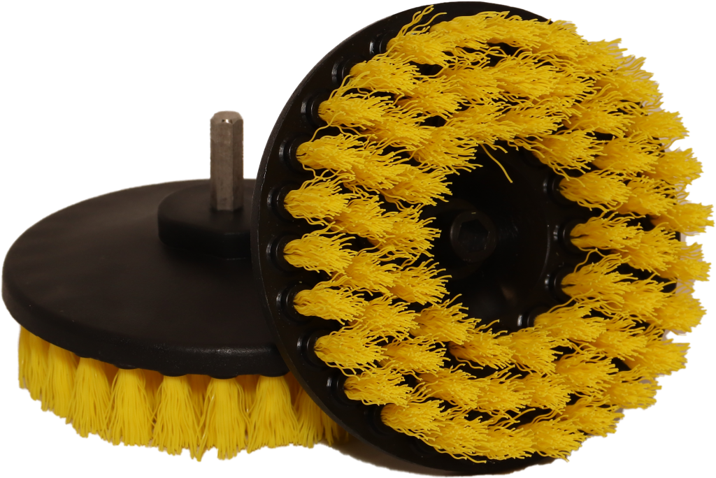 Carpet Drill Brush Yellow Distinctive Details