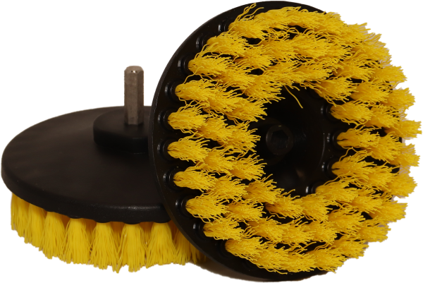 Carpet Drill Brush - Yellow